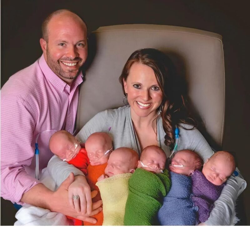 Sechslinge im Krankenhaus