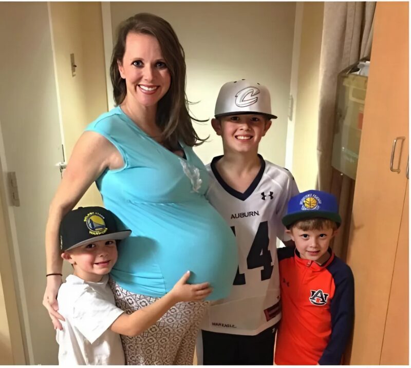 Familienfoto Regenbogen