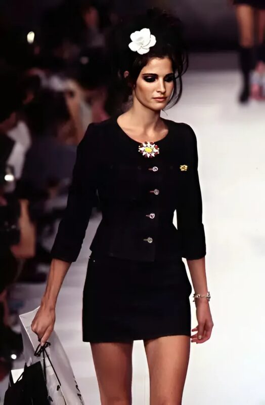 Stephanie Seymour auf dem Laufsteg