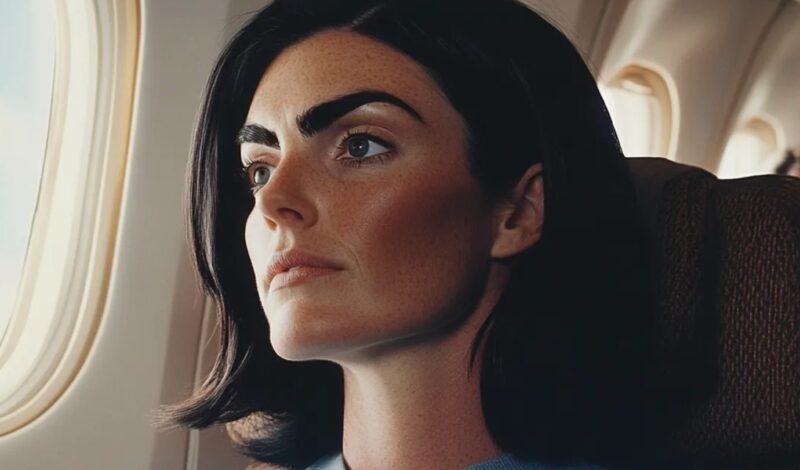 Blick aus dem Flugzeug